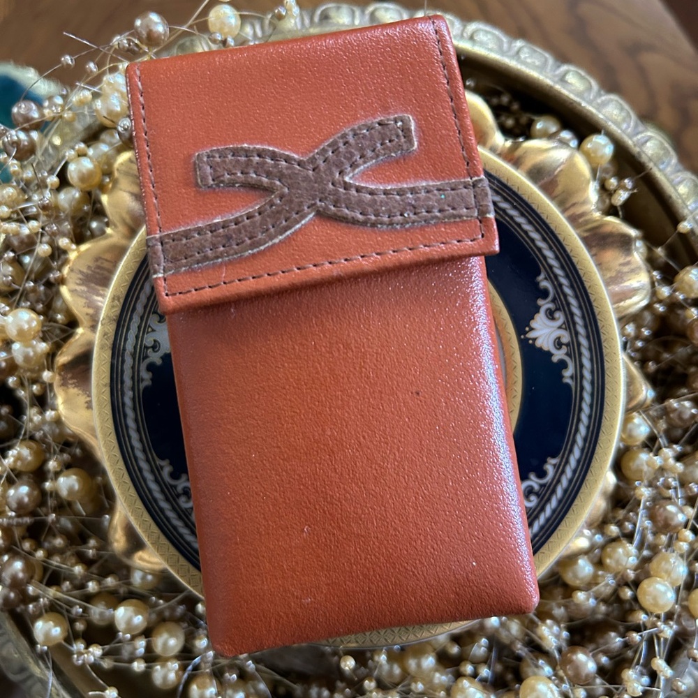Vintage Princess Gardner TwoTone Leather Cigarette Case